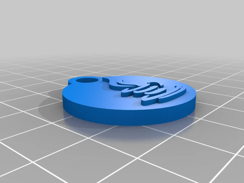 Programming languages logo key fob – Modèle 3D imprimable de Thingiverse