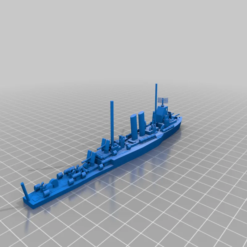 warship SB5-mk2 – 3D printable model from Thingiverse