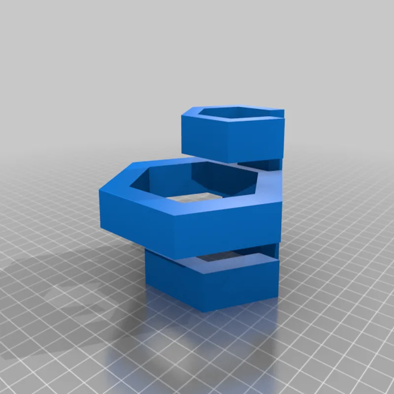Hexagon Hat Hook – Modello 3D stampabile da Thingiverse