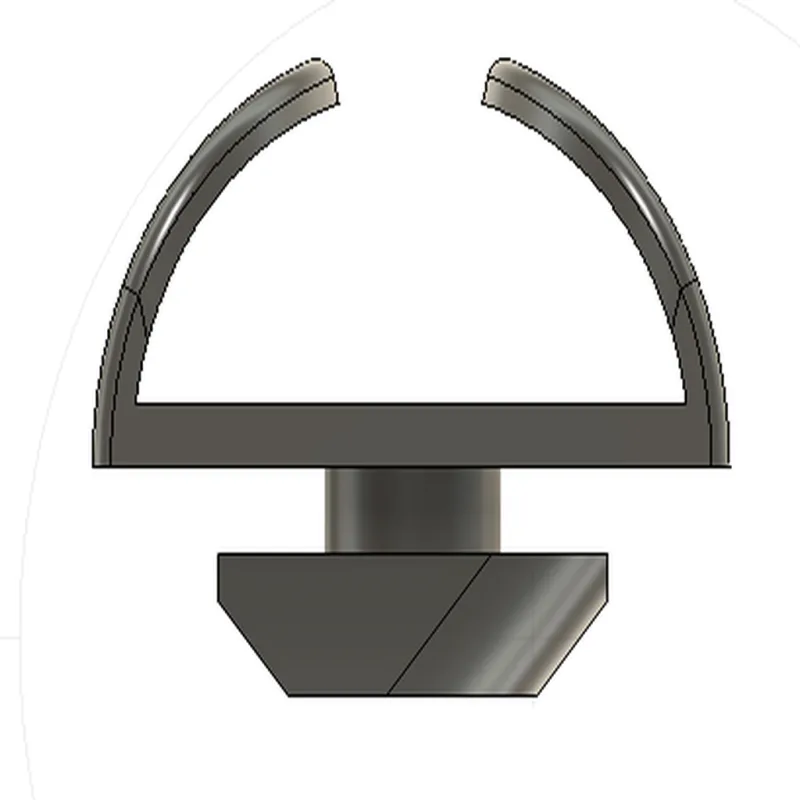 cable support rail – Modello 3D stampabile da Thingiverse