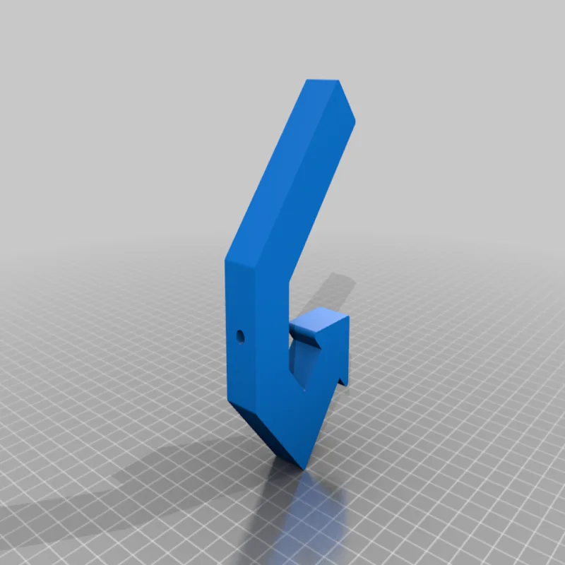 Bold Arrow Wall Hook Mount Thing  – Modèle 3D imprimable de Thingiverse