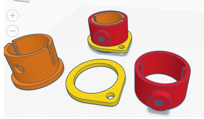 Flag Pole Swivel Mount – 3D printable model from Thingiverse
