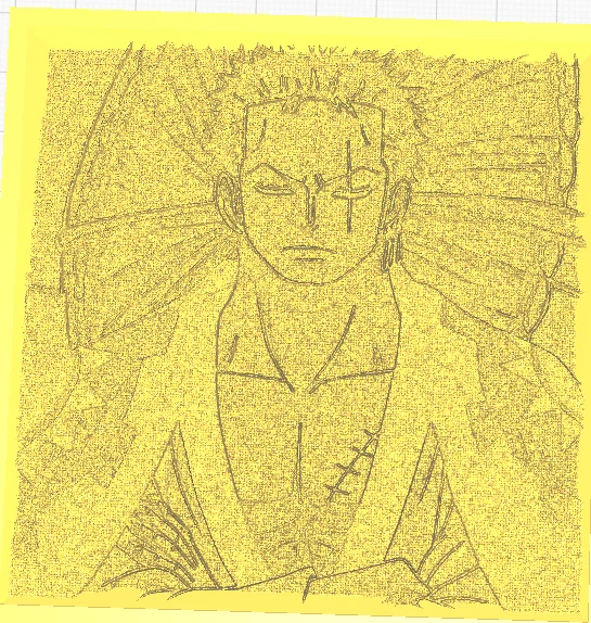 Zoro Lithophane – 3D-printbaar model van Thingiverse