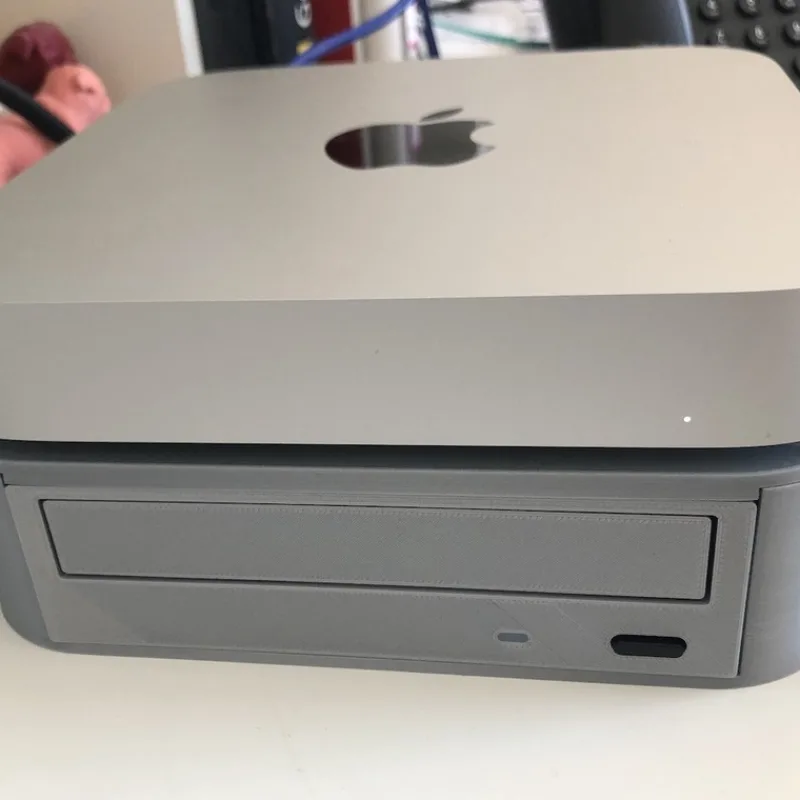 Mac Mini BluRay Drive Case – 3D-printbaar model van Thingiverse