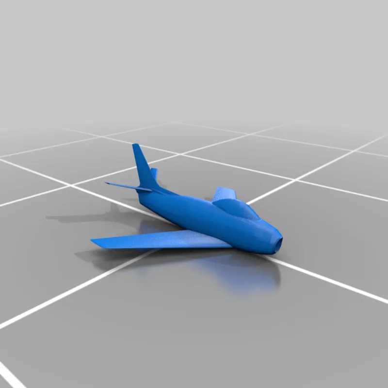 F86 Sabre – Modello 3D stampabile da Thingiverse
