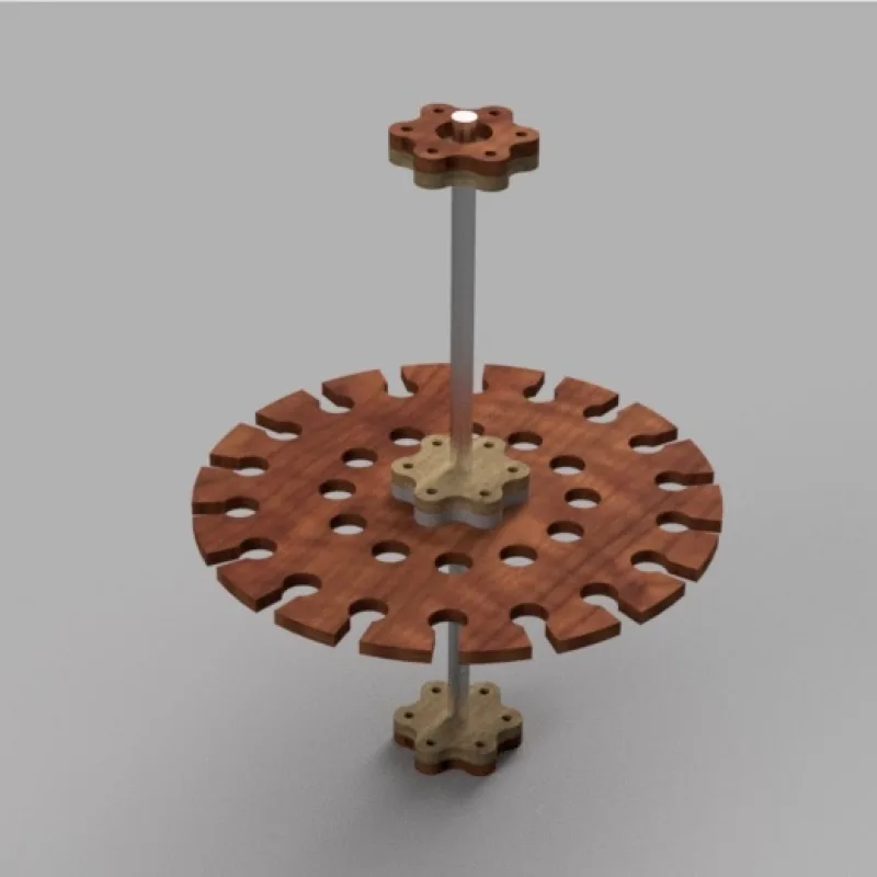 Carrousel à gouges de sculpture sur bois – Modello 3D stampabile da Thingiverse