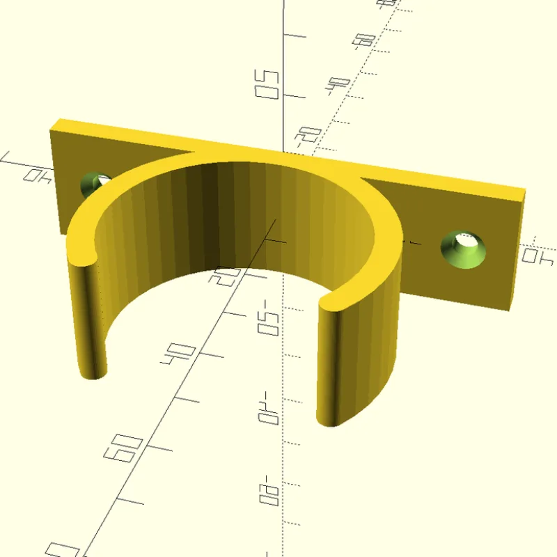 Customizable hose holder – Modello 3D stampabile da Thingiverse