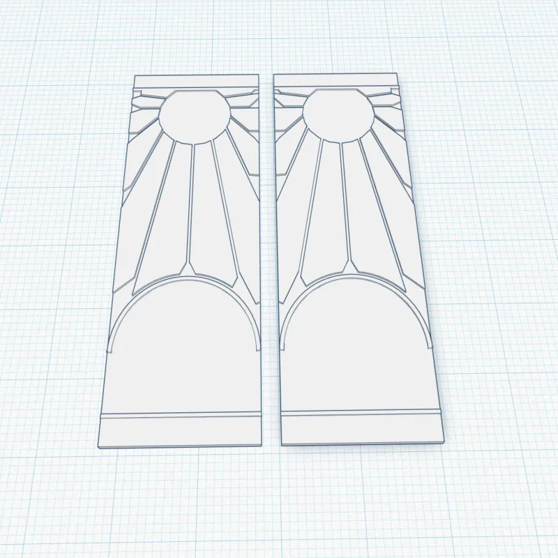 Tanjiro Earring – 3D printable model from Thingiverse