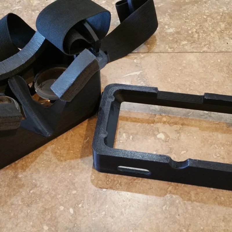 TTVR Cradle for bare Samsung Note4 – 3D printable model from Thingiverse