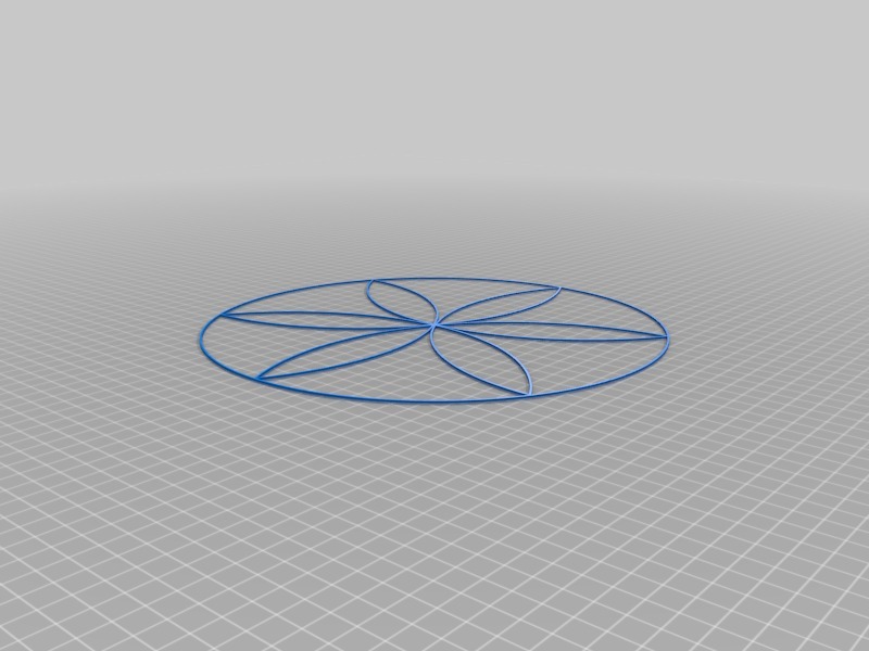 Rostock Max bed level and calibration test pattern  – 3D-Druckmodell von Thingiverse