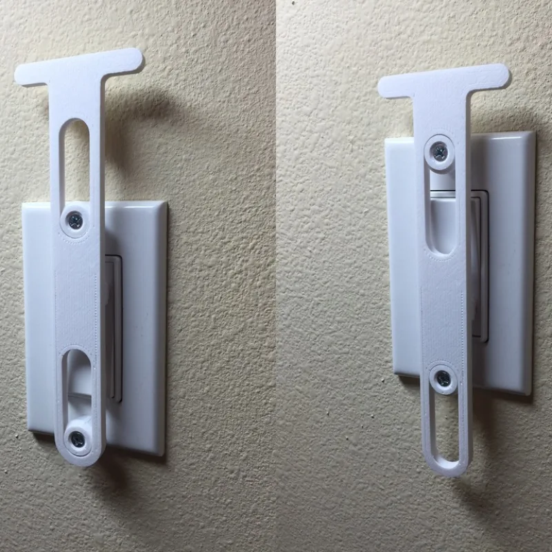 Decora light switch extension – 3D printable model from Thingiverse