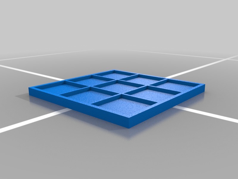 Tic Tac Toe – Modello 3D stampabile da Thingiverse